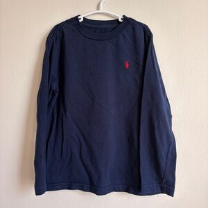 Polo by Ralph Lauren Navy Long Sleeve Tee Size 6